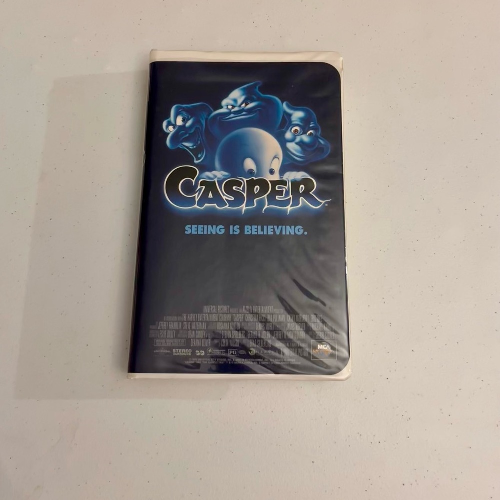 MCA Universal Casper VHS Movie 82316